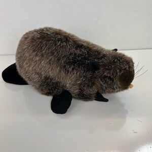 Vintage BEAVER  Trudy Plush 1983 Korea Glass Eyes Rare HTF